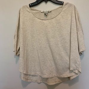 American Rag Cie Beige Crop Top